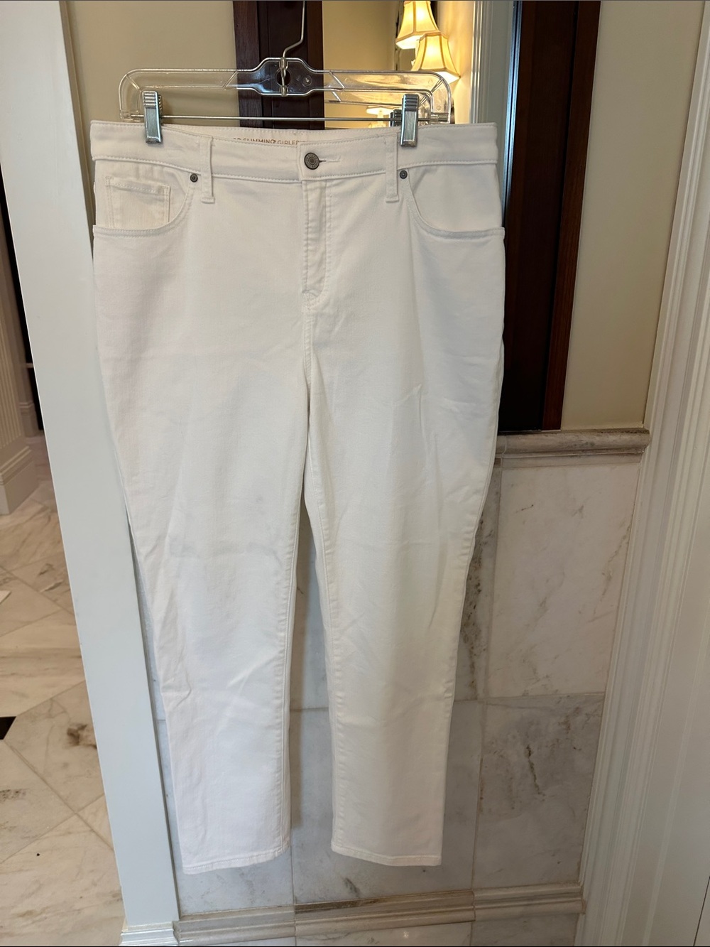 Chico's White Women's Boyfriend Jeans
